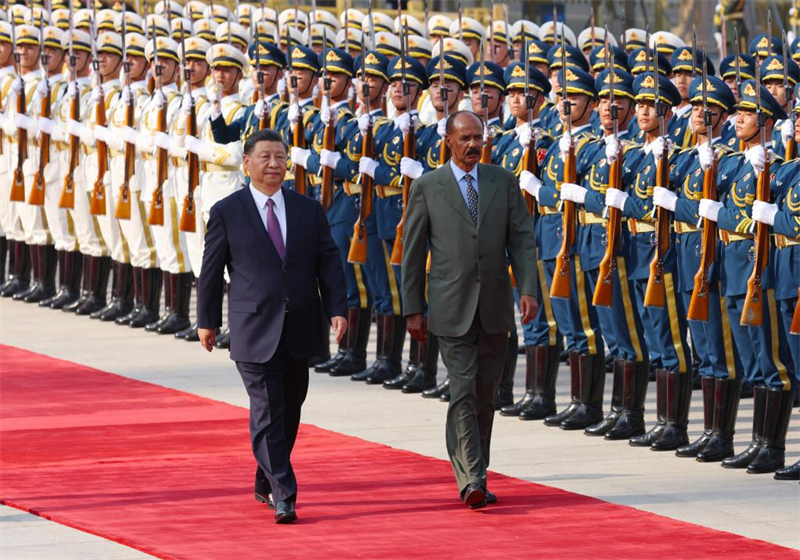 Xi Jinping s'entretient avec le président érythréen