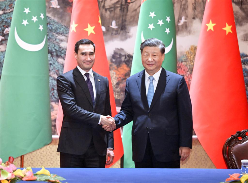 Xi Jinping rencontre le président turkmène
