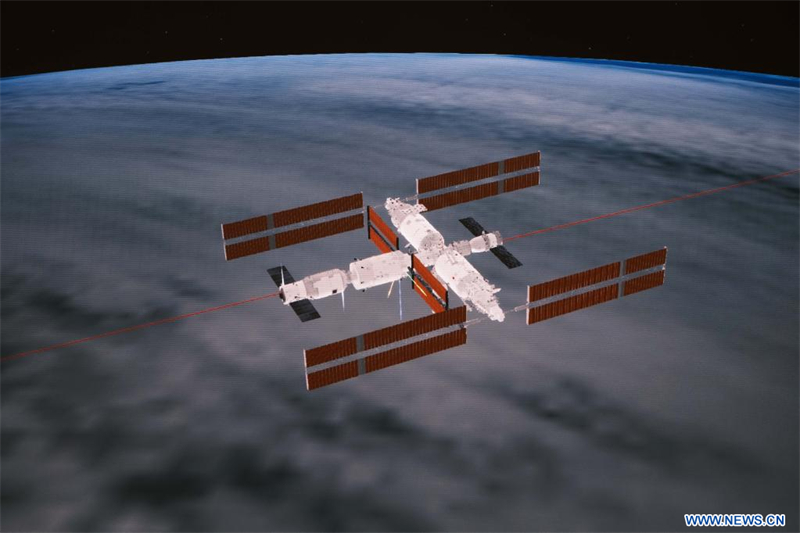 Chine : le vaisseau spatial habité Shenzhou-16 s'amarre à la combinaison de la station spatiale