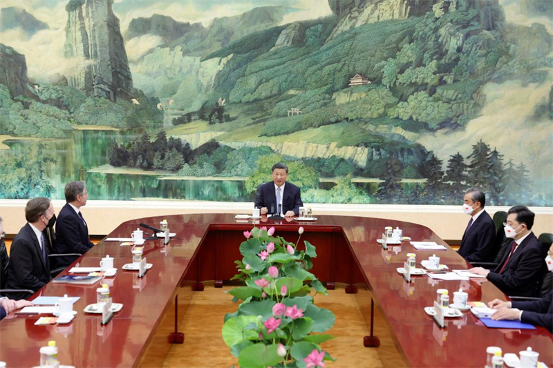 Xi Jinping rencontre Antony Blinken à Beijing