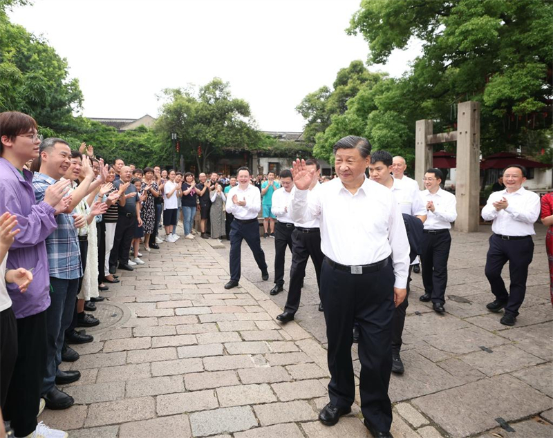 Xi Jinping appelle le Jiangsu à prendre l'initiative de faire avancer la modernisation chinoise