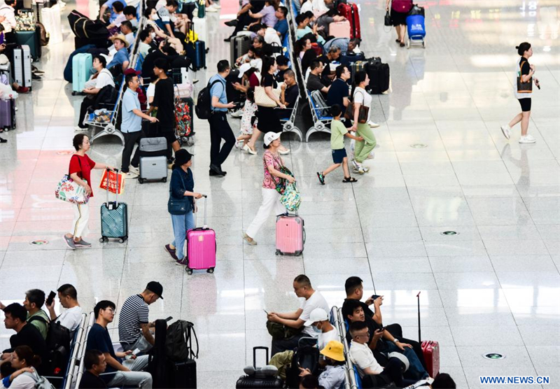 Chine : 831 millions de voyages de passagers effectués par voie ferroviaire entre juillet et août