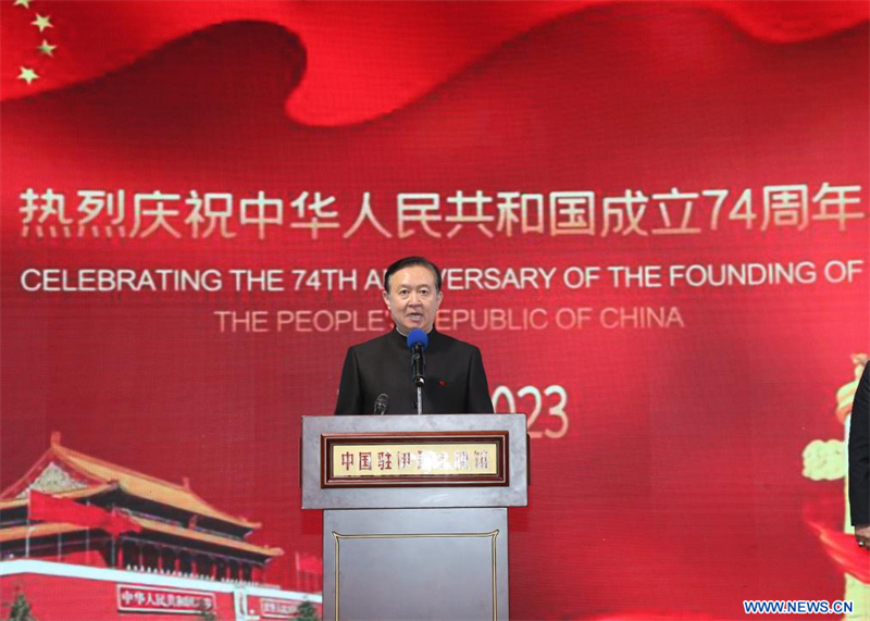 L'ambassade de Chine en Iran célèbre le 74e anniversaire de la fondation de la République populaire de Chine
