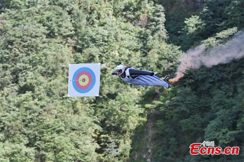 La province du Hunan a accueilli le Championnat du monde de vol en wingsuit 2023