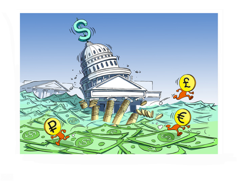 Commentaire illustré sur l'hégémonie du dollar, 3 : « Un découvert de crédit »