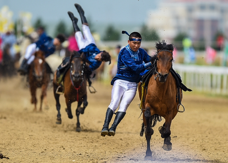 La Super League de chevaux de Mongolie intérieure bat son plein