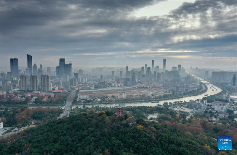 Jiangxi : la vue le long du Grand Canal à Wuxi