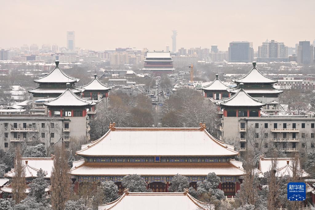 Les premiers flocons de neige sont tombés à Beijing