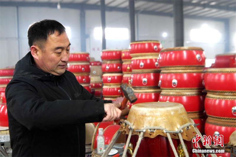 Le maître des tambours chinois fait connaître son art au monde entier