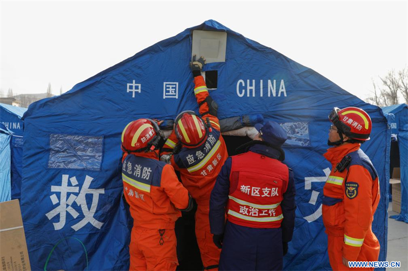 La Chine intensifie son secours aux régions frappées par le séisme