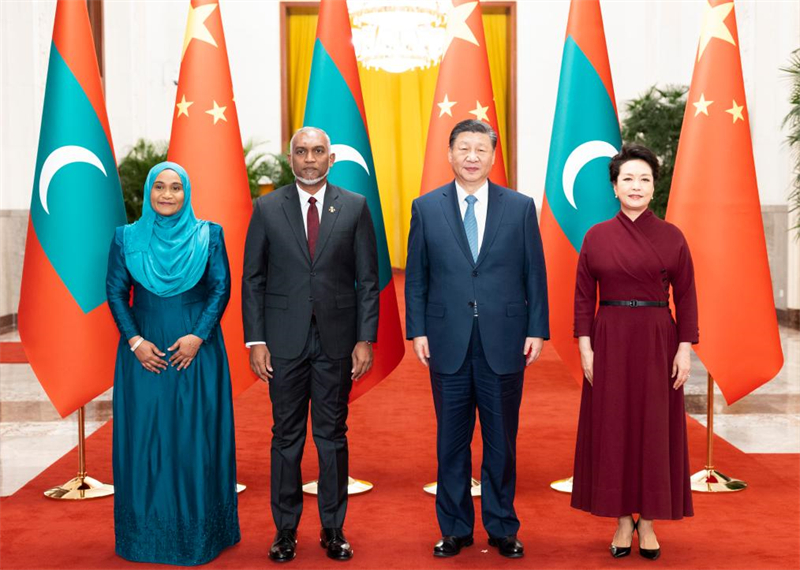 La Chine et les Maldives renforcent leurs liens à l'occasion d'un entretien entre les présidents