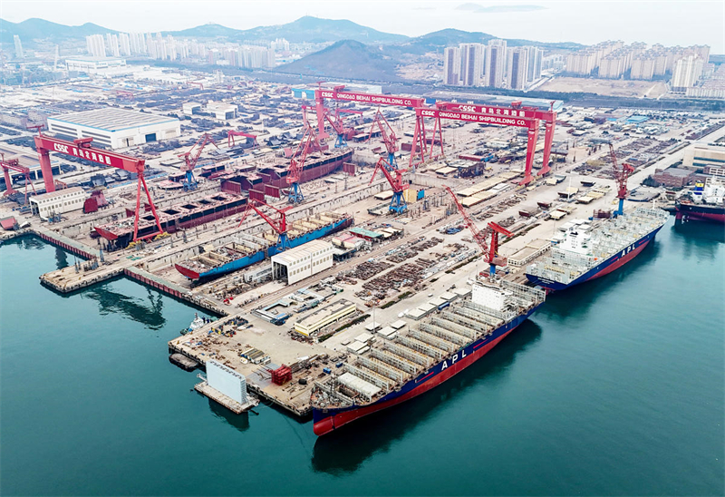 La construction navale bat son plein en ce début d'année au Shandong