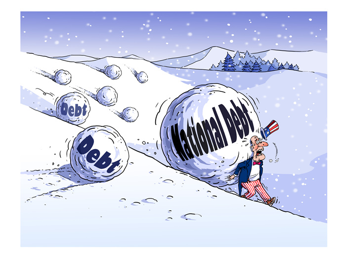 Commentaire illustré de la crise de la dette américaine en 2023 : « l'effet boule de neige »