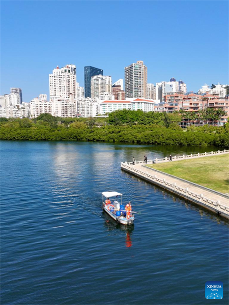 Fujian : le lac Yundang de Xiamen, témoin d'une transformation écologique