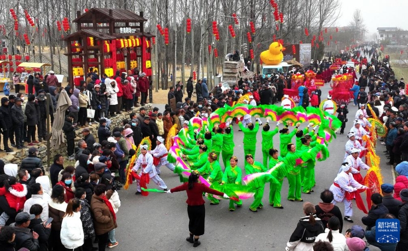 Shaanxi : Parade folklorique du Nouvel An chinois