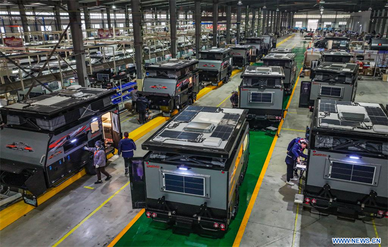 Chine: exportation des véhicules récréatifs en hausse de 17,8% à Rongcheng en 2023