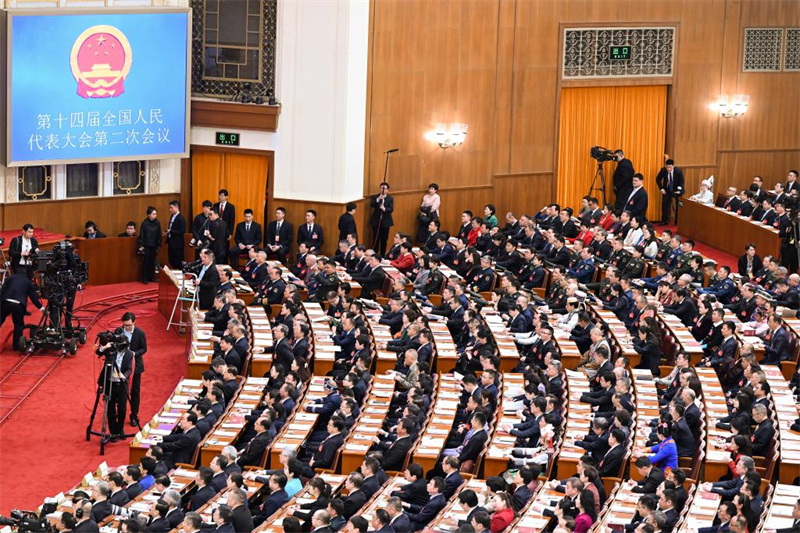 Début de la session annuelle de l'organe législatif national de la Chine