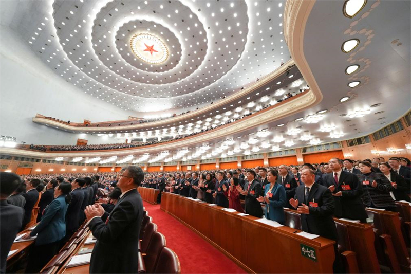 Début de la session annuelle de l'organe législatif national de la Chine