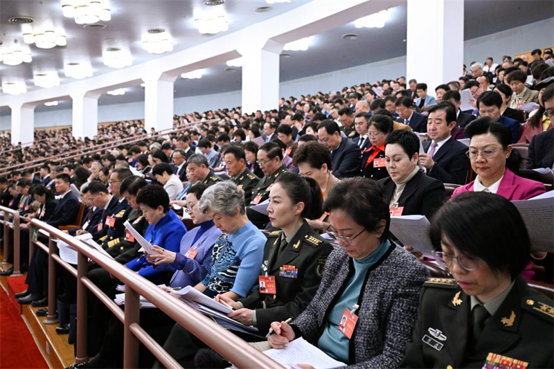 Début de la session annuelle de l'organe législatif national de la Chine