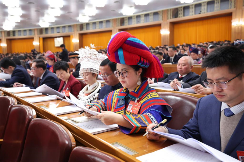 Début de la session annuelle de l'organe législatif national de la Chine