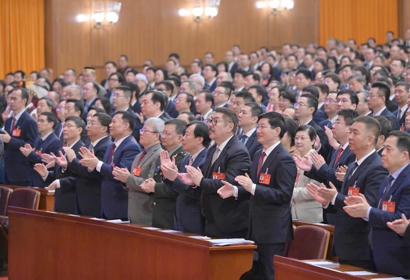 L'organe consultatif politique suprême de la Chine tient la réunion de clôture de sa session annuelle