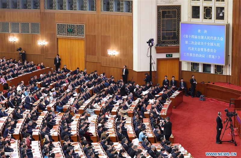 Chine : réunion de clôture de la session annuelle de l'organe législatif national