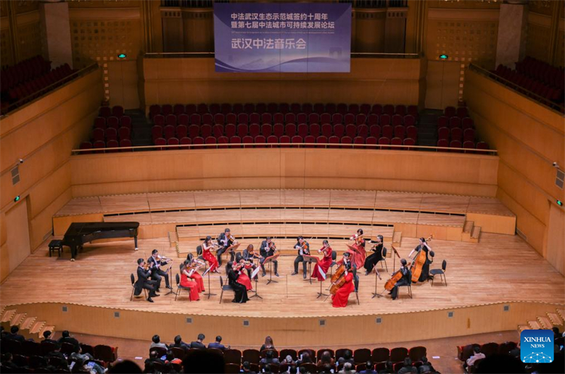 Hubei : un concert sino-français organisé à la salle de concert Qintai de Wuhan