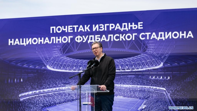  Le président serbe Aleksandar Vucic s