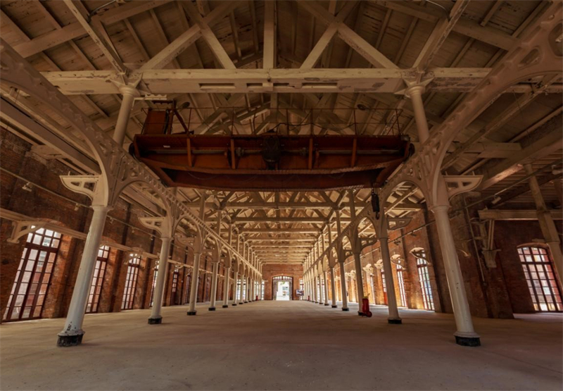 Une vue intérieure de la salle des machines. (Photo transmise par le Musée de la culture de la construction navale de Chine)