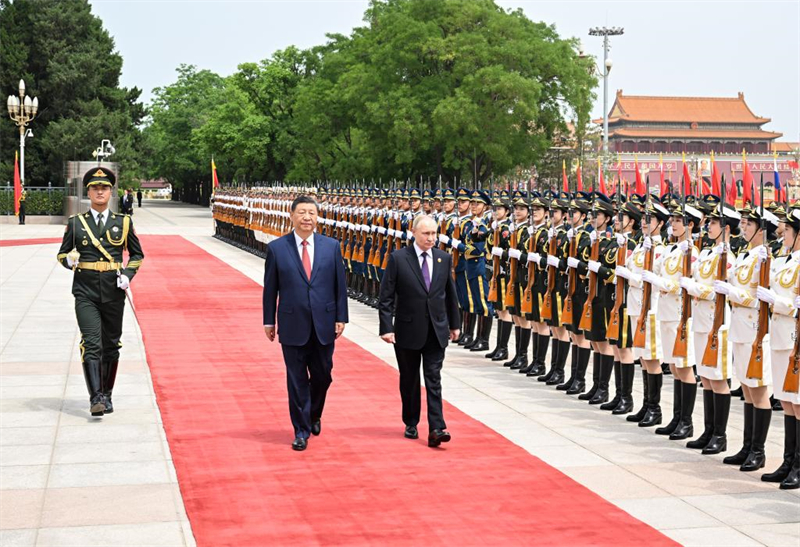Xi Jinping s'entretient avec Vladimir Poutine