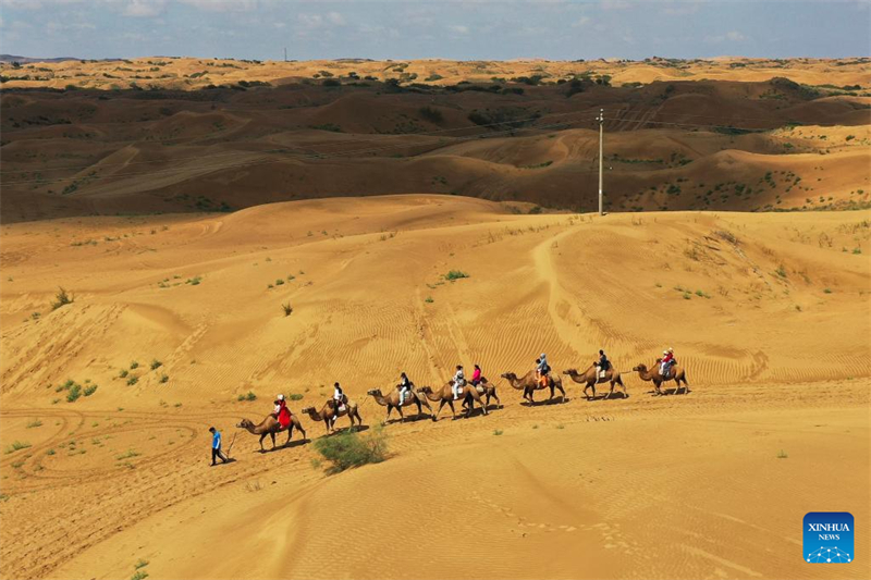 Mongolie intérieure : le tourisme dans le désert se développe en même temps que la protection écologique dans la bannière de Dalad