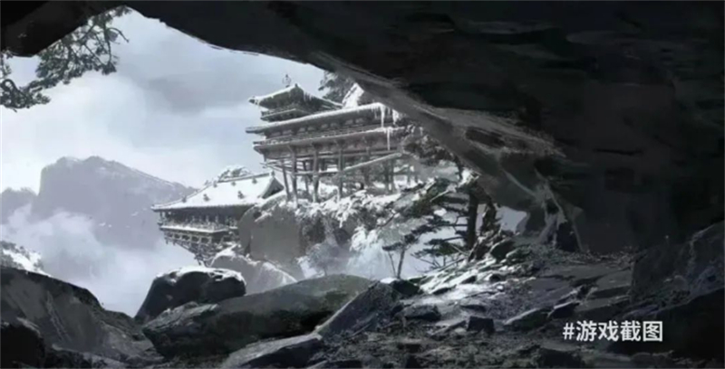 Une comparaison entre le temple Xuankong, situé dans le comté de Hunyuan de la ville de Datong, dans la province du Shanxi (dans le nord de la Chine), et une scène créée à partir de ce temple dans le jeu vidéo Black Myth : Wukong. (Photos / Compte officiel WeChat du département de la culture et du tourisme de la province du Shanxi)