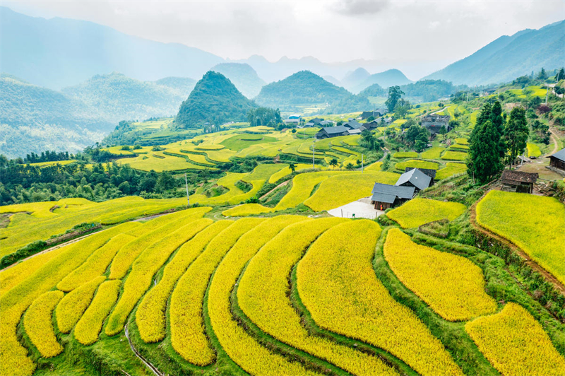 Hunan : les riches paysages de la campagne montagneuse de Dong'an