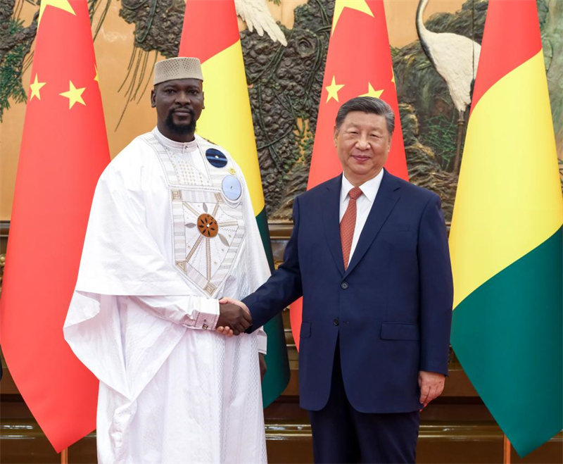 Xi Jinping rencontre le président de la Guinée