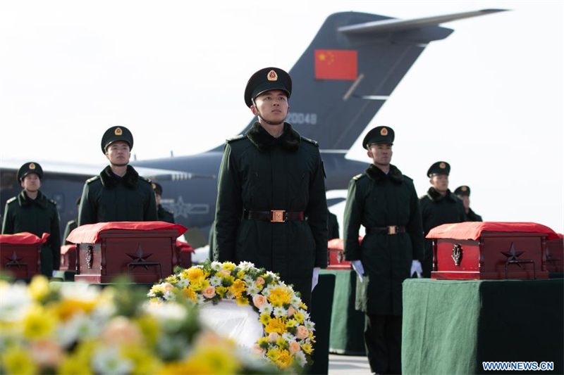 Retour des dépouilles de 43 martyrs chinois depuis la République de Corée