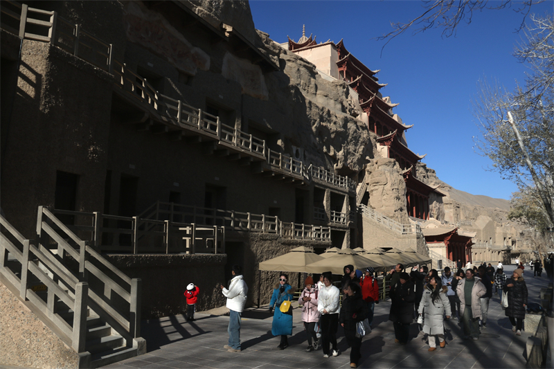 Gansu : une visite hivernale des grottes de Mogao à Dunhuang