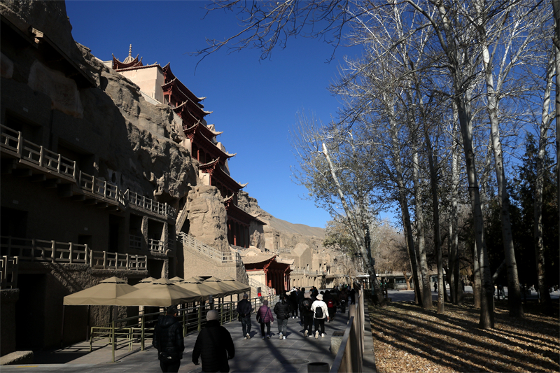 Gansu : une visite hivernale des grottes de Mogao à Dunhuang