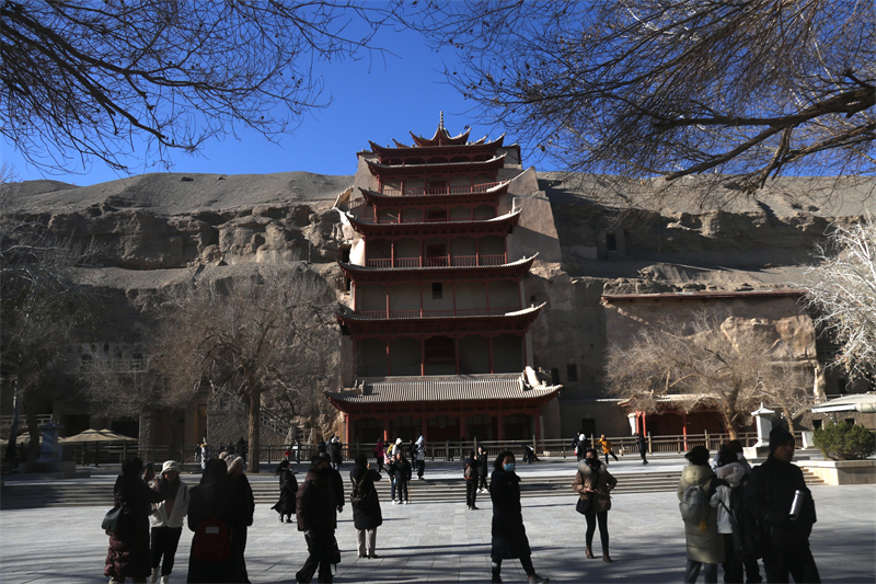 Gansu : une visite hivernale des grottes de Mogao à Dunhuang