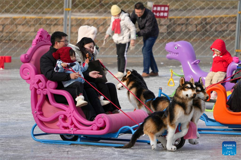 En photos : les Pékinois s'amusent sur la patinoire du Parc Tuanjiehu