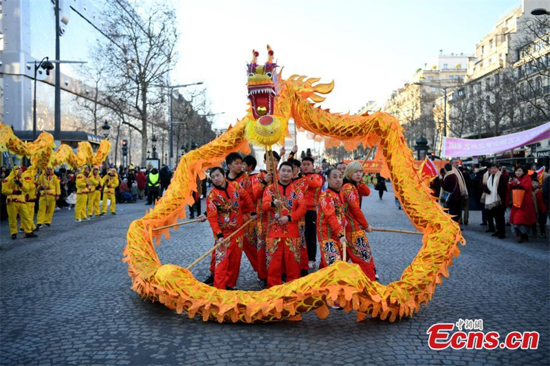 En photos : le Nouvel An chinois célébré à Paris