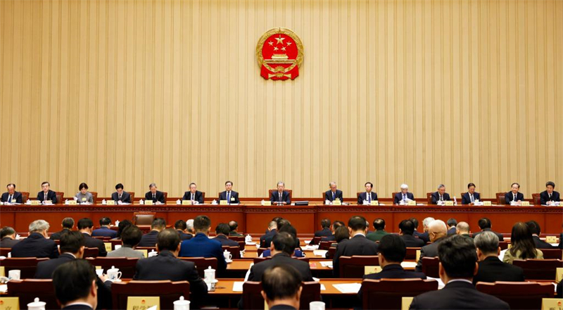 Ouverture d'une session du comité permanent de l'organe législatif suprême de la Chine