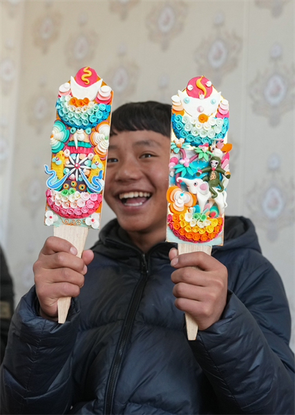 Xizang : les sculptures de beurre très populaires à Lhassa avant le Nouvel An tibétain