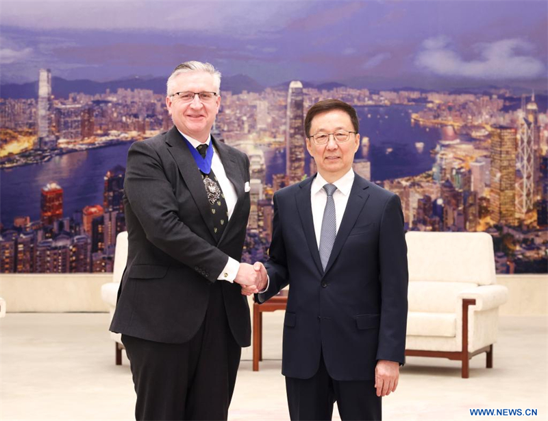 Le vice-président chinois rencontre le lord-maire de Londres