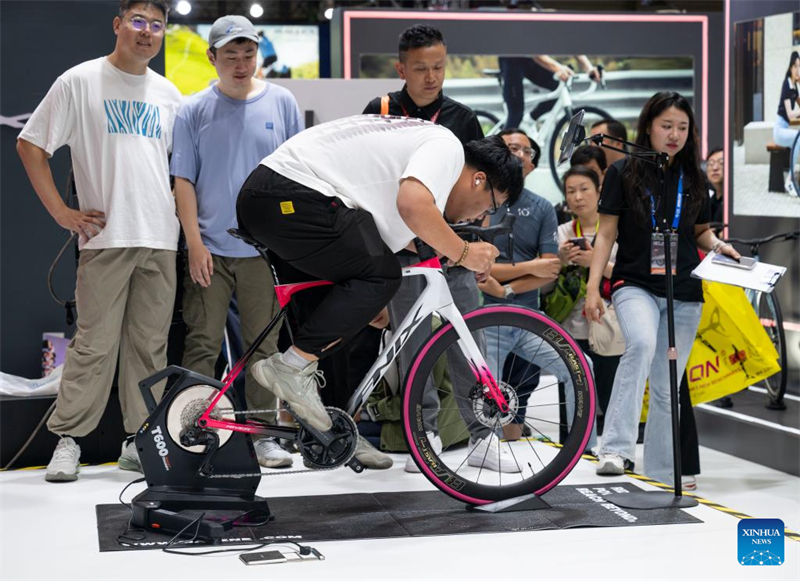 Ouverture du Salon international du vélo de Chine 2025 à Shanghai