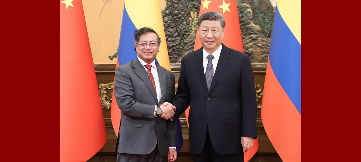 Xi Jinping rencontre le président colombien