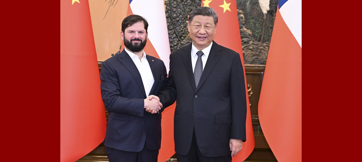 Xi Jinping rencontre le président chilien