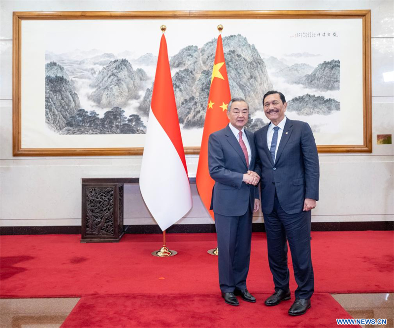 Le ministre chinois des Affaires étrangères rencontre le président du Conseil économique national d'Indonésie