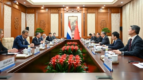 Les ministres des Affaires étrangères chinois et néerlandais s'entretiennent et parviennent à un consensus en six points