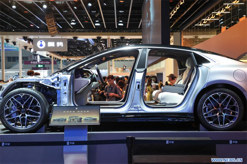 Chine : salon de l'automobile au Guangdong