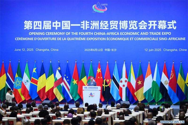 Ouverture d'une exposition Chine-Afrique avec une focalisation sur les relations économiques et les nouveaux accords